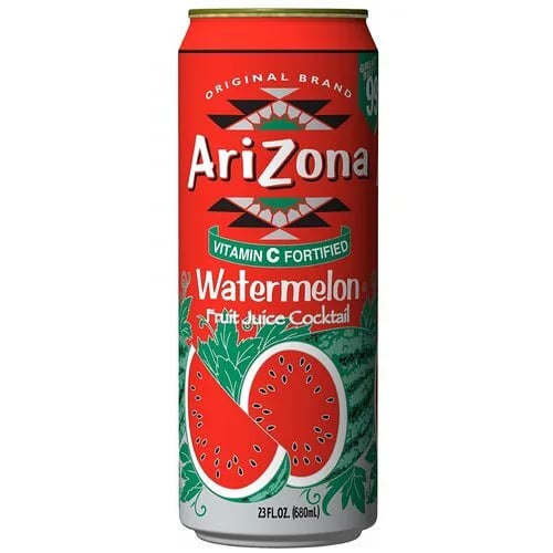 ARIZONA напиток 0,65л WATERMELON ж/б — фото 1