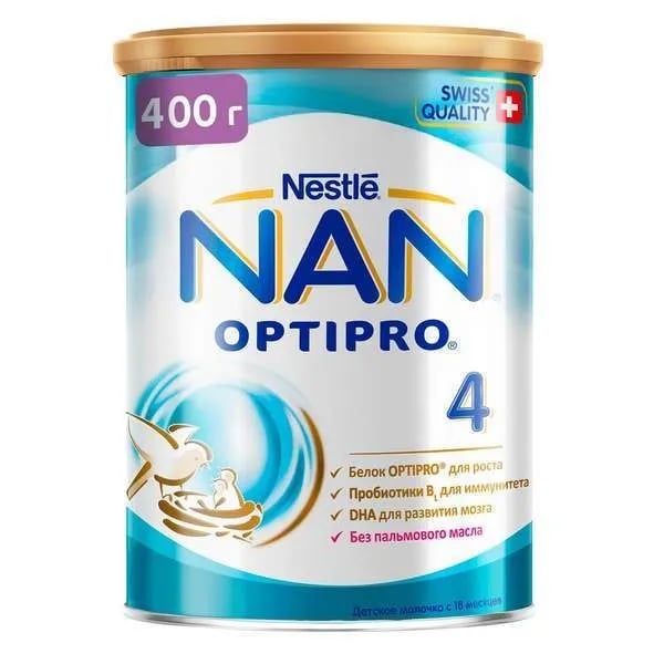сухая молочная смесь NAN 4 400г ж/б