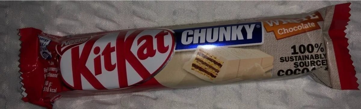 КИТ-КАТ шоколад батончик 40гр CHUNKY белый — фото 1