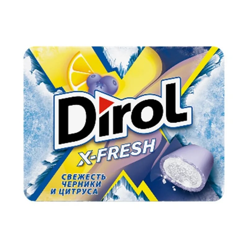 ДИРОЛ X-FRESH ж/р свежесть ЧЕРНИКИ И ЦИТРУСА 16г — фото 1