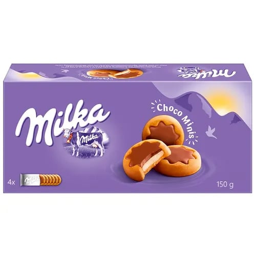 печенье MILKA 150гр CHOCO MINI STARS — фото 1