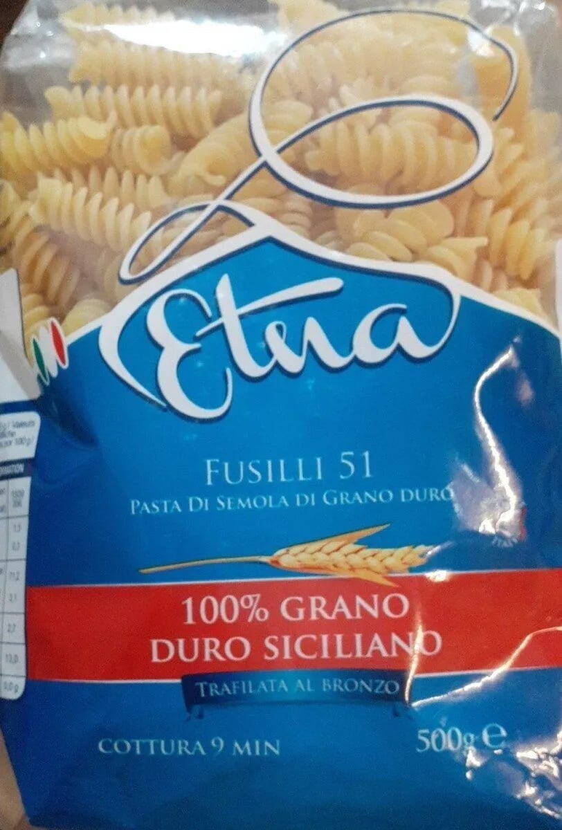 PASTA ETNA макароны FUSIL 51 500г — фото 1