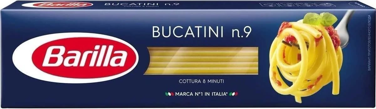 макароны BARILLA 400г БУКАТИНИ — фото 1