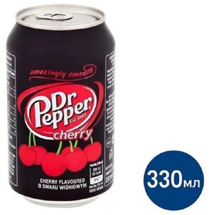 DR.PEPPER CHERRY 0,33л напиток газированный
