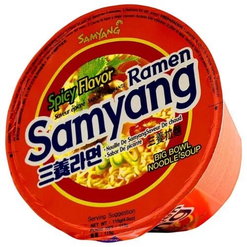 лапша SAMYANG BIG BOWL 115г говядина и ветчина