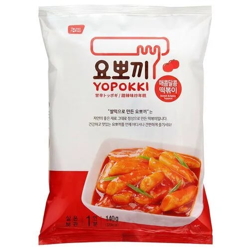 рисовые КЛЕЦКИ 140г с остро-сладким соусом SWEET&SPICY TOPOKKI — фото 1
