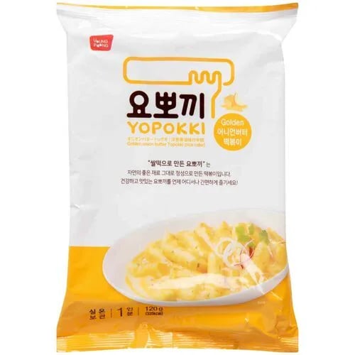рисовые КЛЕЦКИ 120г со сливочно-луковым соусом GOLDEN ONION BUTTER TOPOKKI — фото 1