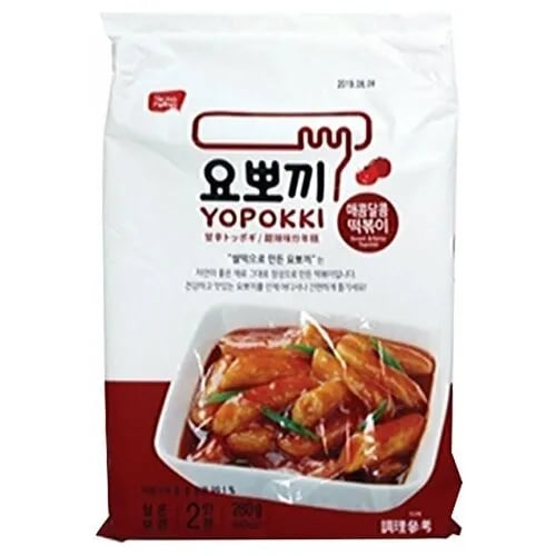 рисовые КЛЕЦКИ 280г с остро-сладким соусом SWEET&SPICY TOPOKKI — фото 1