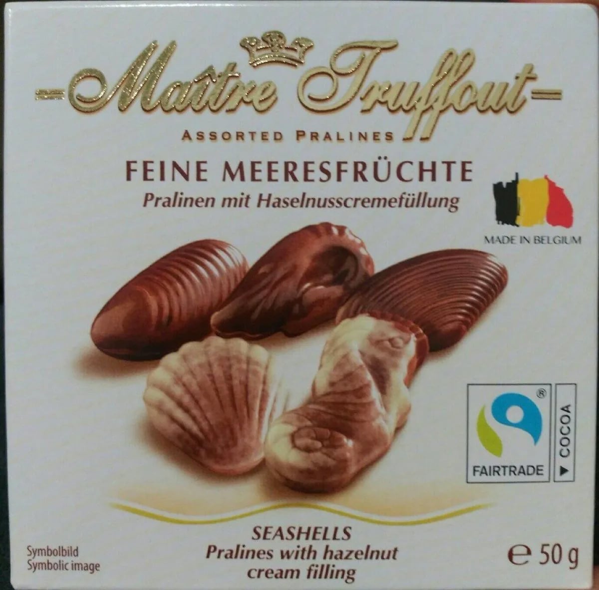 MAITRE TRUFFOUT 50г мини конфеты SEA SHELLS — фото 1